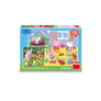 Puzzle Peppa Pig: Na prázdninách 3x55 dílků