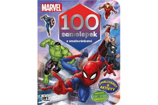 100 samolepek s omalovánkami Marvel - neuveden