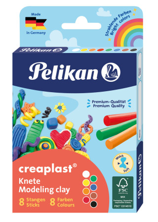 Plastelína Creaplast 8 barev - 